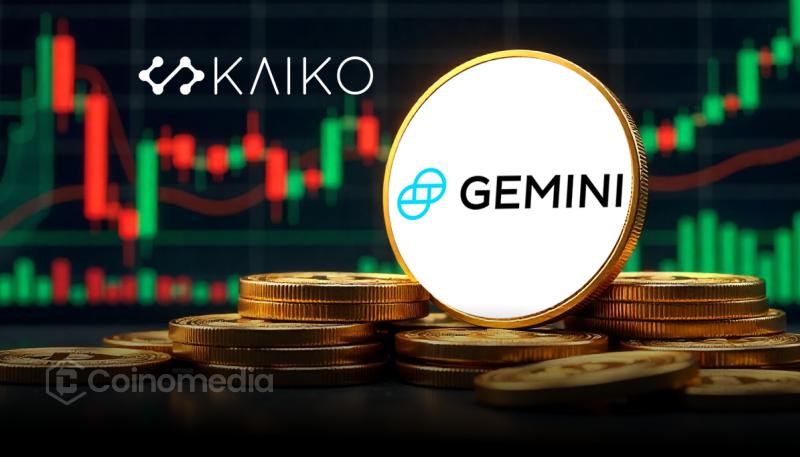 Gemini exchange ranked 4th in Kaiko Q3 2025 report