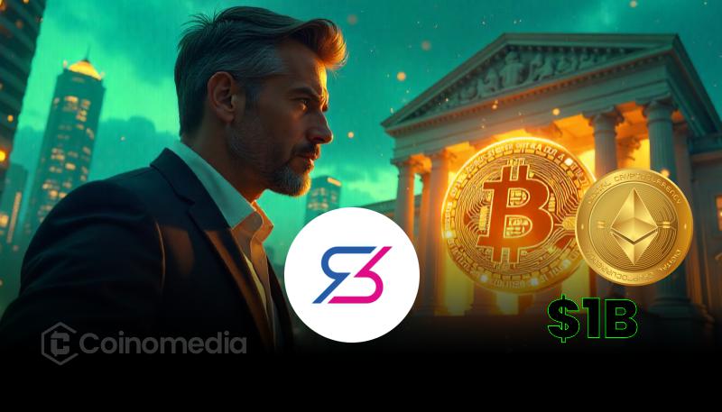 Jiuzi Holdings crypto investment announcement with Bitcoin logo