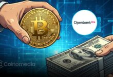 Openbank app interface showing Bitcoin trading feature in Germany