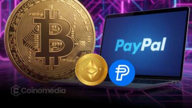 PayPal P2P crypto payments with BTC, ETH, and PYUSD