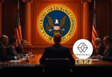 “SEC approves Grayscale Digital Large Cap Fund for trading” “Grayscale fund includes BTC, ETH, XRP, SOL, and ADA” “Bitcoin ETF options launched on Cboe platform”