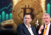 Michael Saylor and Peter Thiel crypto treasury strategies