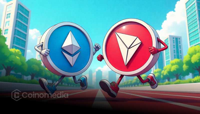 TRON leads Ethereum in daily USDT transfer volume and value