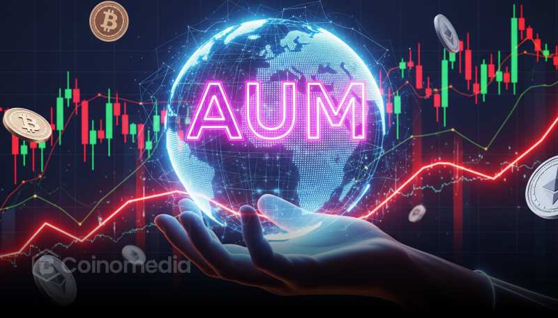Chart showing growth in tokenized assets AUM reaching $290 billion in 2025