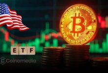 Chart showing US spot Bitcoin ETFs holding 1.3 million BTC worth $152 billion