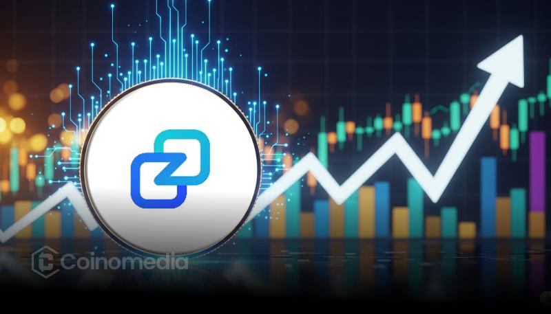 Zano breakout chart showing bullish pennant and price target to $23