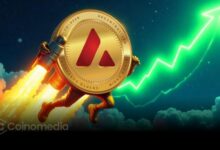 Chart showing Avalanche price prediction with breakout toward $126 target
