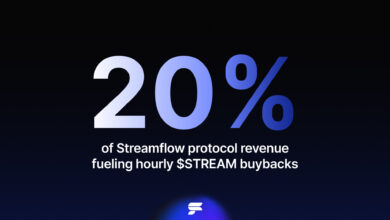 Streamflow Allocates Over 20% of Protocol Revenue to $STREAM Buybacks & Staking Rewards