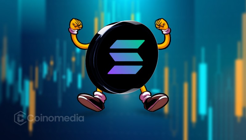 Solana price prediction chart showing support at $190
