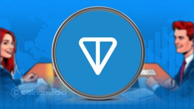 Toncoin triangle pattern chart predicting breakout