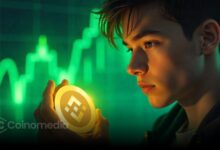 BNB price breakout chart showing bullish momentum above $1,085.7