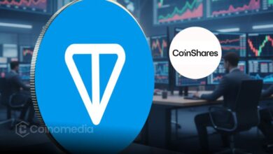 CoinShares Toncoin ETP launch offering 2% staking yield amid $TON market cap drop