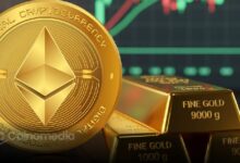 Ethereum price breakout pattern chart similar to gold