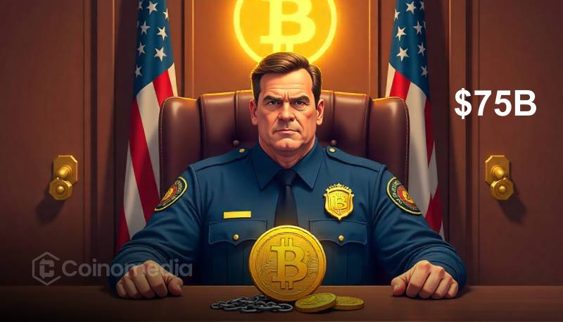 Chart showing government seizure of illicit crypto reserves