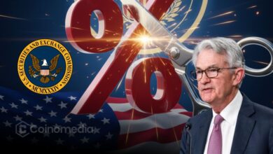 Jerome Powell speaking at conference on interest rate policy