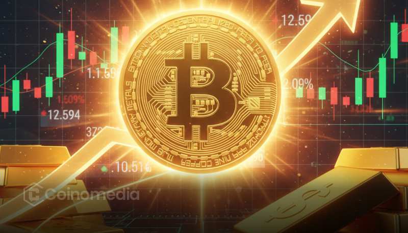 Chart showing Q3 2025 asset performance including Bitcoin, gold, S&P 500, silver, and platinum