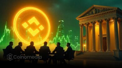 Chart showing retail investor activity increasing on Binance platform