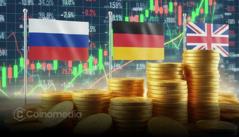 Russia, UK & Germany Top Europe in Crypto Inflows