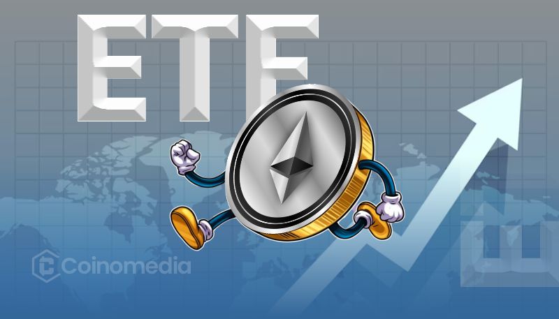 Ethereum ETF purchase chart showing $1.3B accumulation