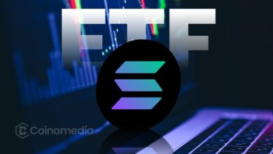 Graph showing predicted SOL ETF inflows compared to ETH