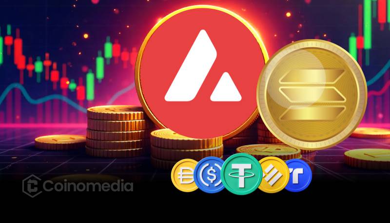 AVAX overtakes SOL in 24-hour stablecoin supply data
