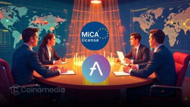 Aave MiCA approval with Push fiat-to-crypto service illustration