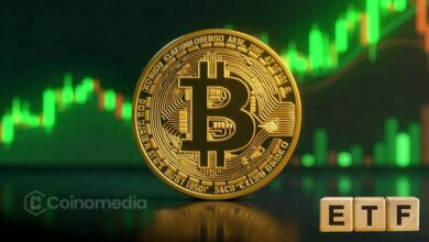 Crypto ETF flows show Bitcoin outflows while Ethereum, Solana, and XRP attract inflows