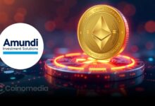 Amundi tokenized share launch on Ethereum blockchain