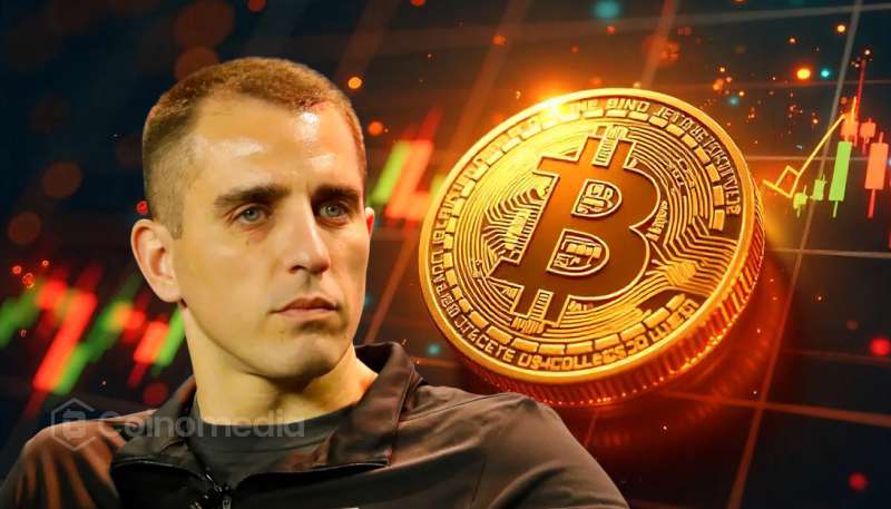 Bitcoin volatility concept with Wall Street adaptation message