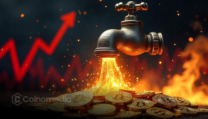 Bitcoin liquidity pattern chart before price surge