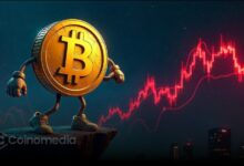 Bitcoin death cross chart showing 50-day and 200-day moving averages crossing