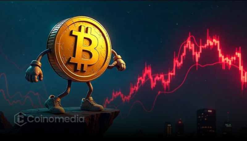 Bitcoin death cross chart showing 50-day and 200-day moving averages crossing