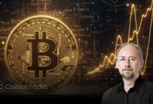 Bitcoin quantum risks illustration showing a secure blockchain shielded from futuristic quantum threats