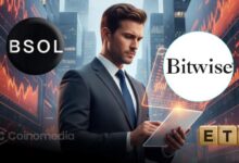 Bitwise Solana ETF crypto holdings chart showing $587M in SOL