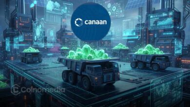 Canaan AI mining infrastructure and revenue growth chart