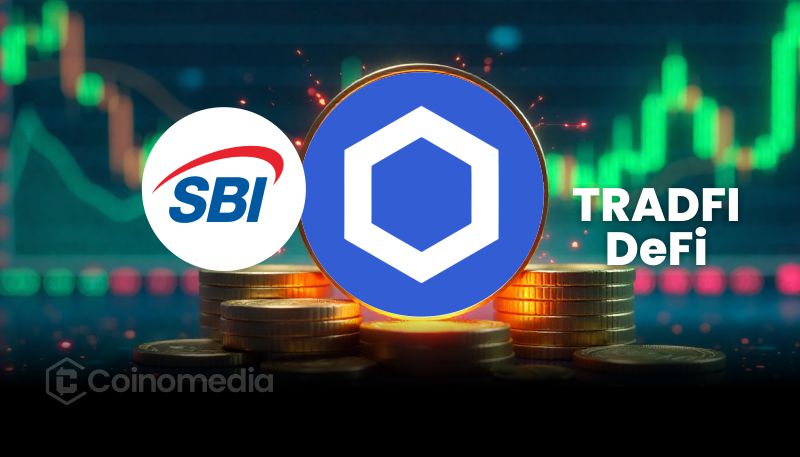Chainlink SBI partnership using CCIP to connect TradFi and DeFi