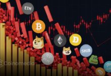 Crypto market rebound chart showing BTC and ETH gains