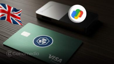 Crypto.com Visa card added to Google Pay on smartphone screen