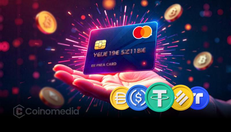 Mastercard logo and Zero Hash crypto partnership concept