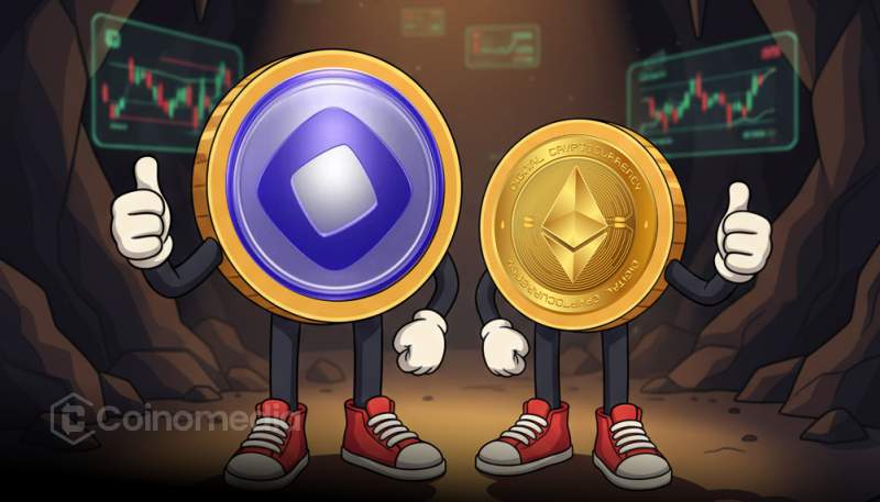 Graph showing Monad stablecoin supply surge over Ethereum