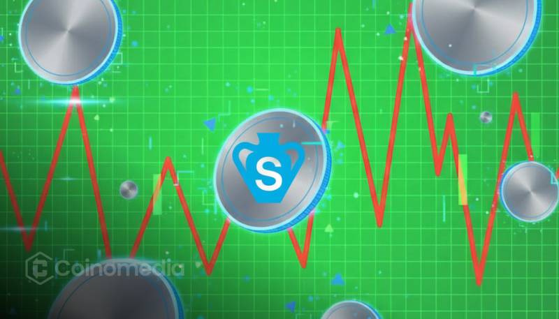 Chart showing Stream Finance stablecoin dropping after $93M exploit