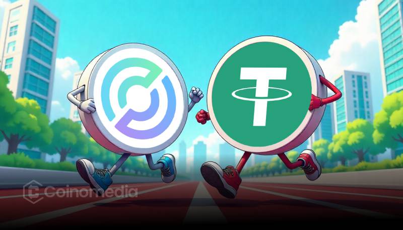 Chart showing stablecoin supply surge after October 2025 market crash