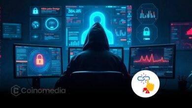 person securing device after clicking phishing link