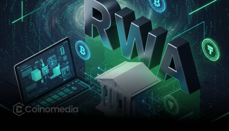 Chart showing growth of tokenized Real World Assets in 2025