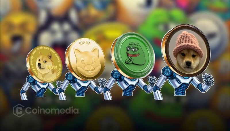 Chart showing decline in Memecoins Q4 performance