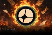 Graphic showing Aster token burn reducing total ASTER supply