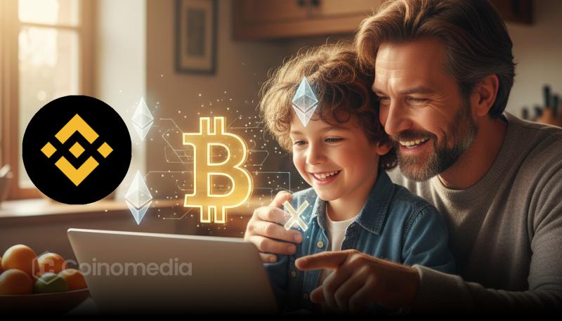 Binance Junior crypto savings account for teens with parental controls