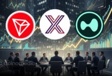 Graph showing EdgeX fee generation outperforming Tron and Hyperliquid in last 24 hours