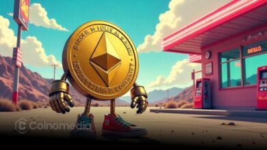 Illustration of Ethereum transactions flowing faster with optimized network settings.