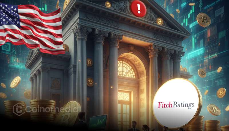 Fitch Ratings crypto risk warning for US banks